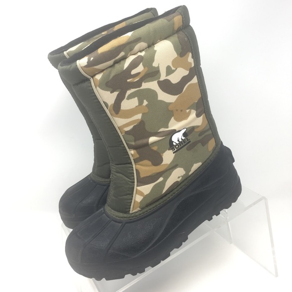 camo sorel boots